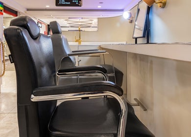 Luxurious salon chairs at Exquisite Brows Hurstville, Hurstville, New South Wales, AU, offering premium comfort.