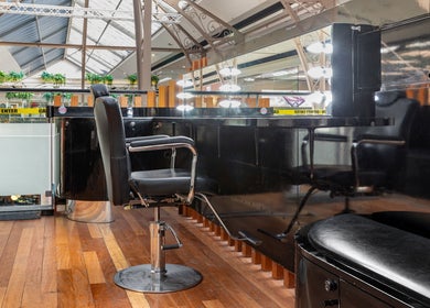 Chic beauty station at Exquisite Brows and Spa Broadway, Glebe, New South Wales, AU with elegant mirrors and chairs.