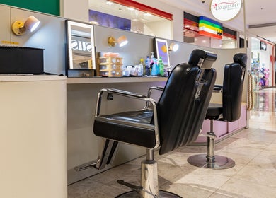 Chic salon chairs at Exquisite Brows Hurstville, Hurstville, New South Wales, AU, offering beauty services.