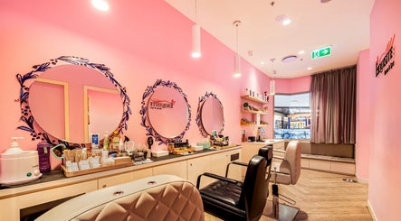 Elegant interior of Exquisite Brows and Spa Bankstown, Bankstown, New South Wales, AU with luxury seating and decor.