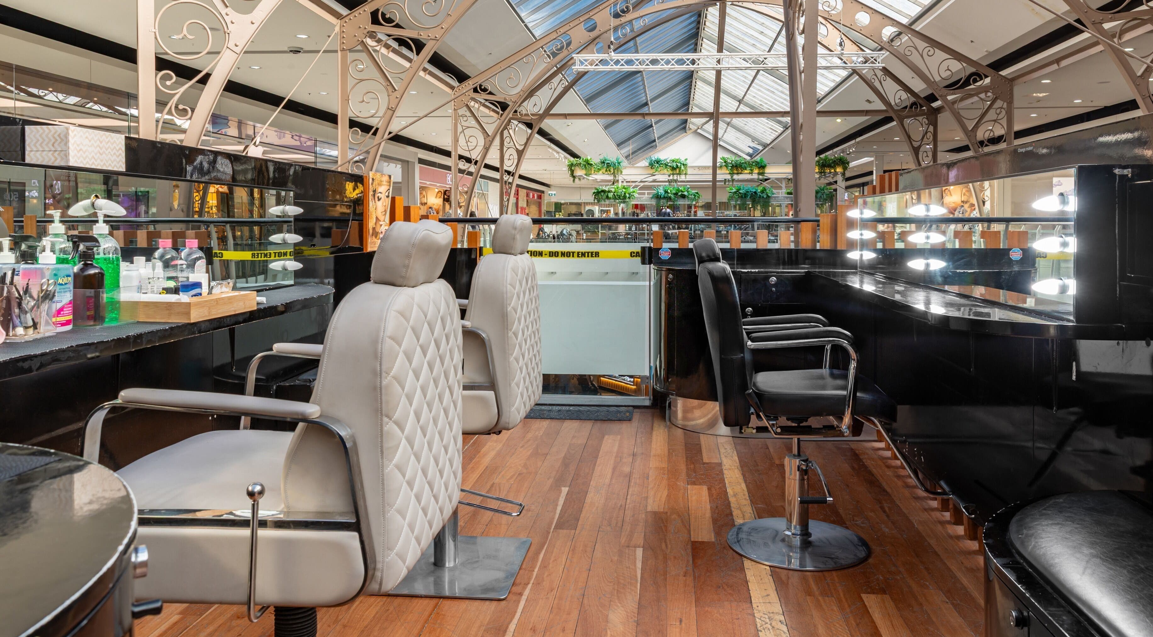 Elegant interior of Exquisite Brows and Spa Broadway in Glebe, New South Wales, AU with luxurious seating.