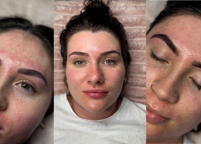 Eyebrow tinting results at Moda Studio, Cliftleigh, New South Wales, AU, showcasing expert beauty enhancements.