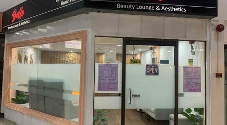 Chic entrance of Bello Beauty Lounge & Aesthetics in Iloilo City, Western Visayas, PH, showing modern decor.