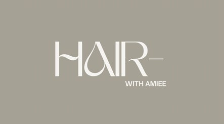 Logo of Hair with Amiee in Manoora, Queensland, AU featuring elegant modern typography.