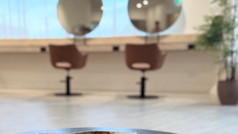Elegant salon interior with mirrors at Hair with Amiee, Manoora, Queensland, AU.