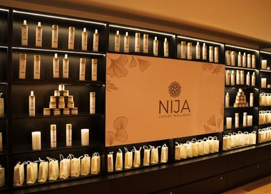 Elegant display at NIja Luxury Wellness in Colombo, Western Province, LK showcasing premium products.