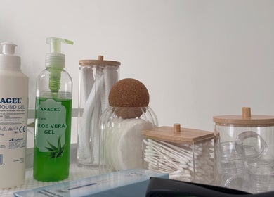 Beauty products at Nova Touch Clinic, Edgware, England, GB enhancing skincare routines.