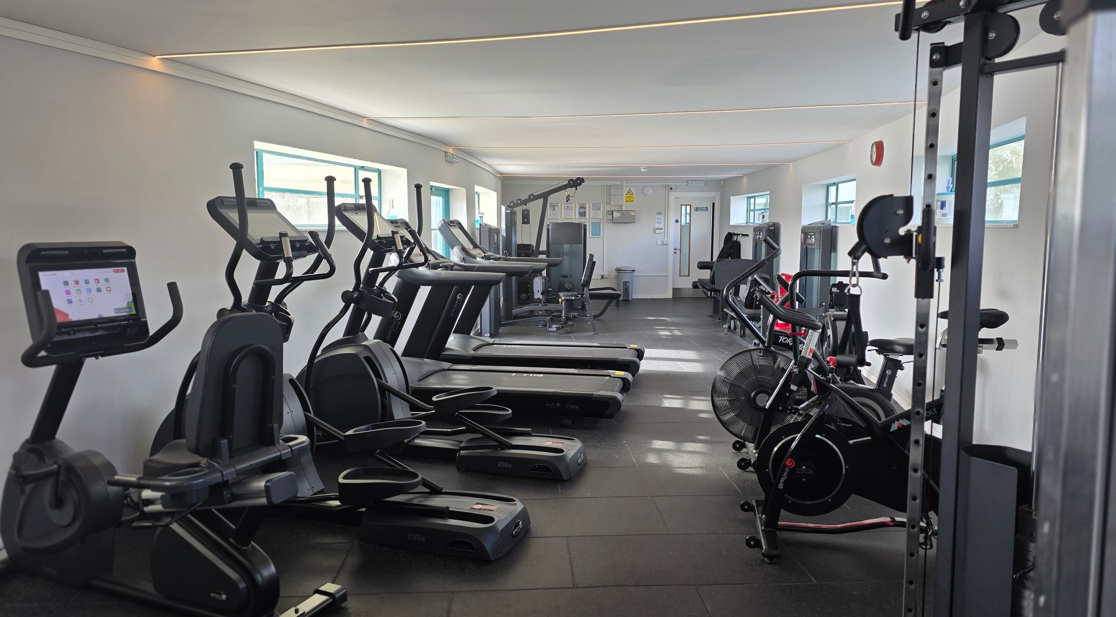 State-of-the-art gym equipment at RJT Fitness & Wellness, Saltdean, England, GB.