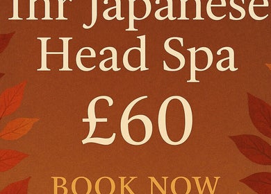 Special offer for 1hr Japanese head spa at Solace Head Spa, Llandudno, Wales, GB. Book now for £60.