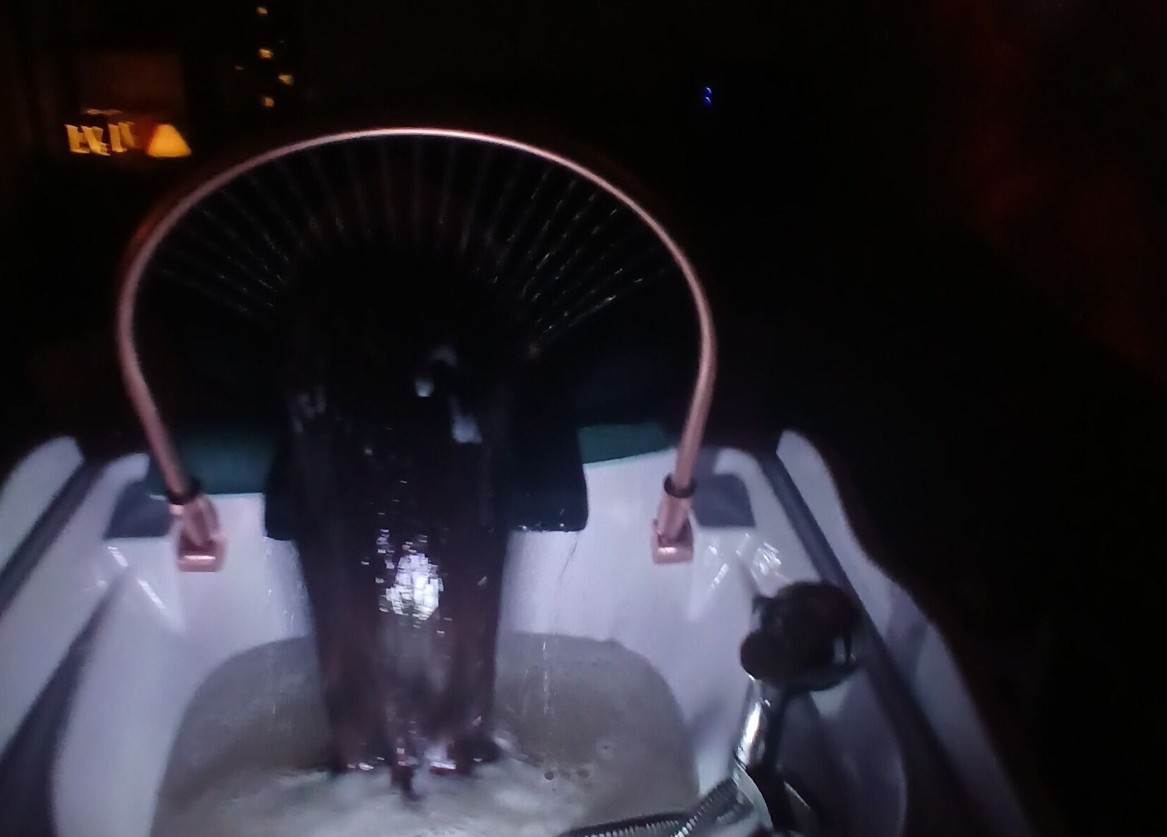 Relaxing head spa setup with unique aesthetic at Solace Head Spa in Llandudno, Wales, GB.