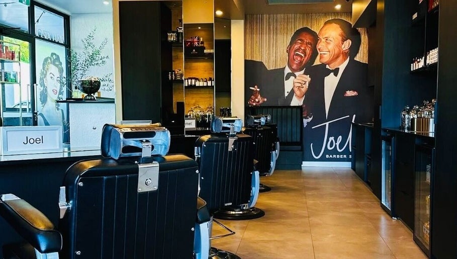 Modern interior of JOELS Barber Shop | Eastville, Toowoomba, featuring classic decor. Location: East Toowoomba, Queensland, AU.