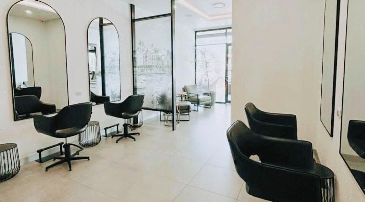 Modern salon mirrors and styling chairs at MOSTA Hair | Eastville, Toowoomba, Queensland, AU.