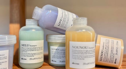 Davines products on display at NU WAVU STUDIO, Bangalow, New South Wales, AU enhancing beauty and wellness.