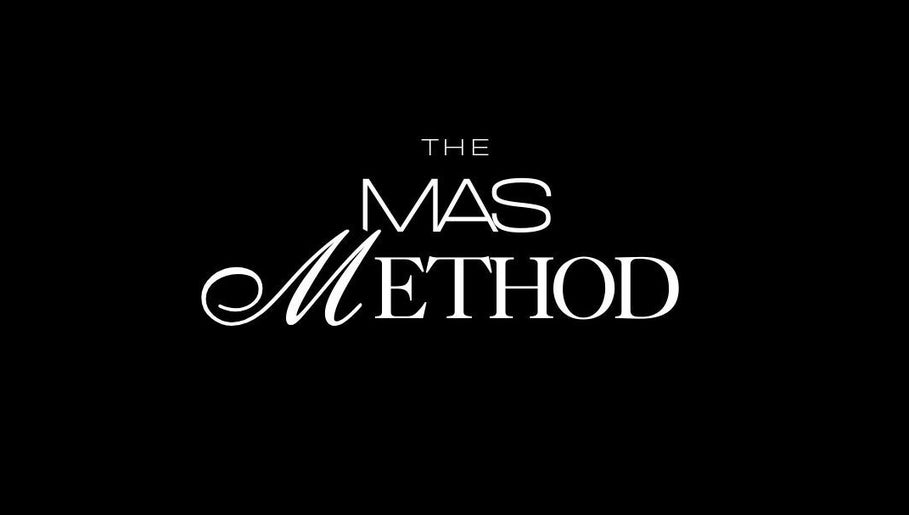 The Mas Method logo in sleek white text on black, Cape Town, Western Cape, ZA.