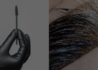 Lash brush and styled brow at The Mas Method in Cape Town, Western Cape, ZA.