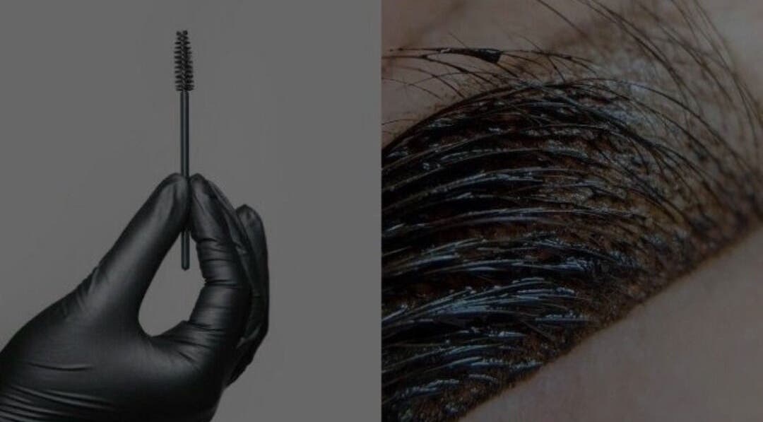 Lash brush and styled brow at The Mas Method in Cape Town, Western Cape, ZA.