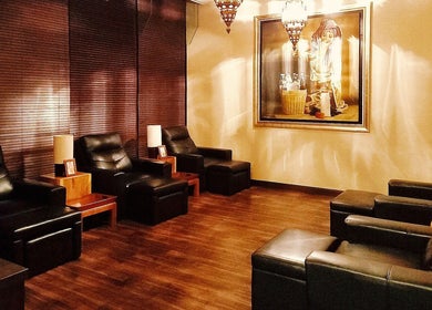 Elegant relaxation chairs at Yoyoy Kamphora Spa @ The Light Hotel Penang, Seberang Jaya, Pulau Pinang, MY.