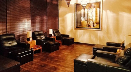 Elegant relaxation chairs at Yoyoy Kamphora Spa @ The Light Hotel Penang, Seberang Jaya, Pulau Pinang, MY.
