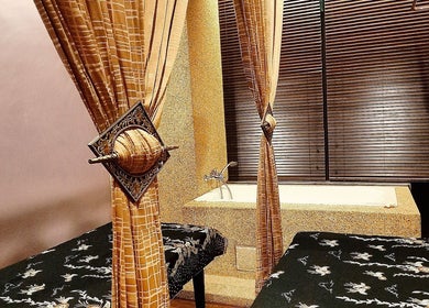 Luxurious spa room at Yoyoy Kamphora Spa @ The Light Hotel Penang, Seberang Jaya, Pulau Pinang, MY, exudes tranquility.