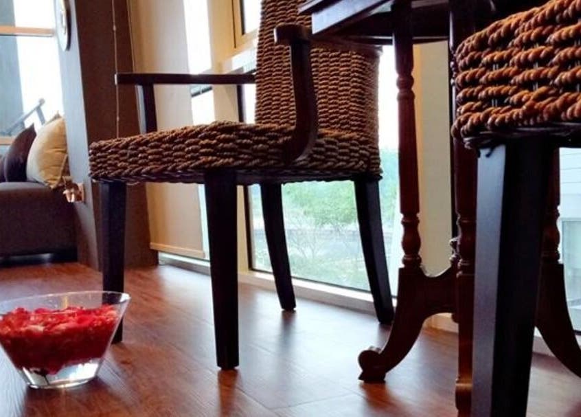 Elegant chairs in Yoyoy Kamphora Spa Ayer at 8 Putrajaya, offering tranquility in Putrajaya, Wilayah Persekutuan Putrajaya, MY.