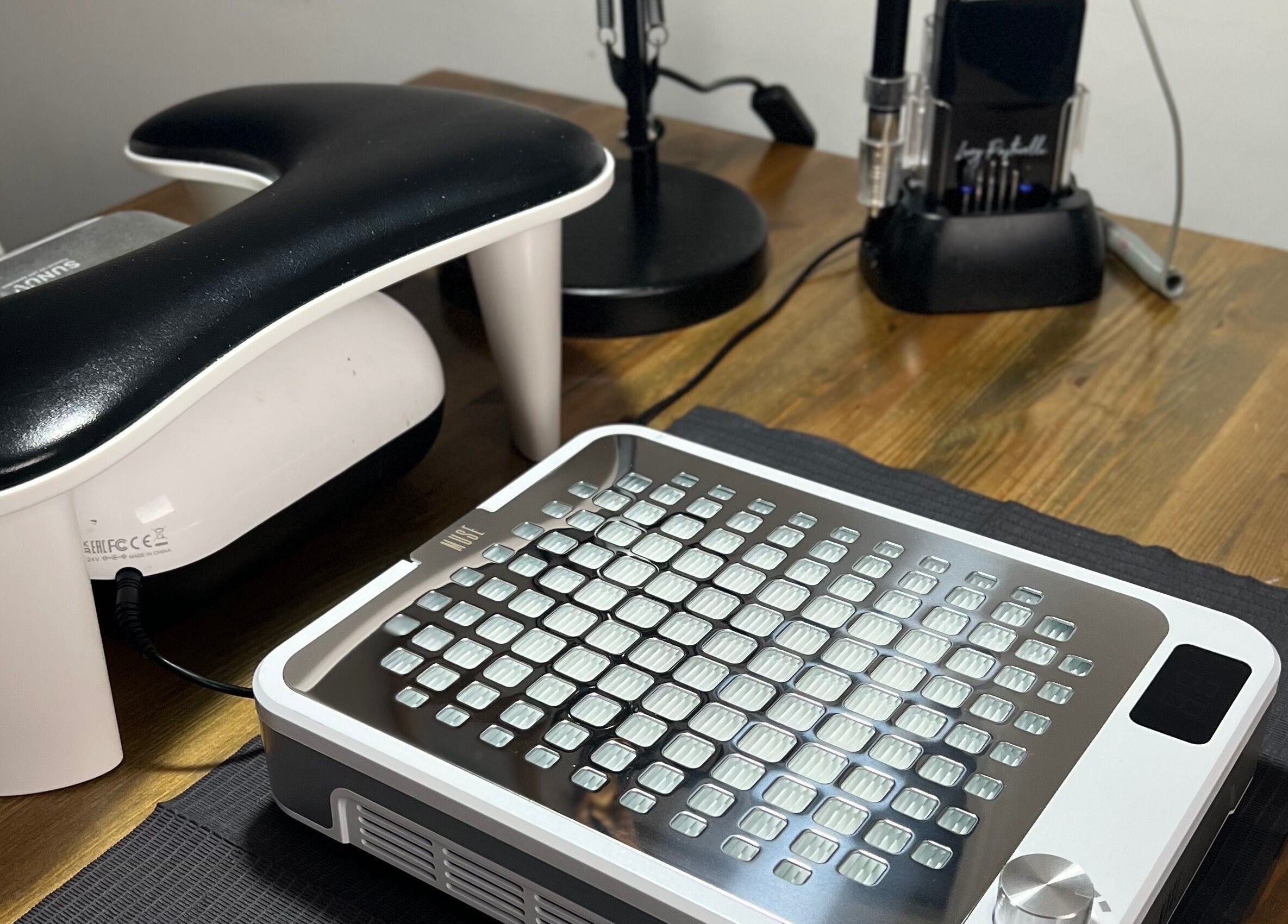 Nail care setup at Simply Nails by Jess in Margate, England, GB featuring modern tools.