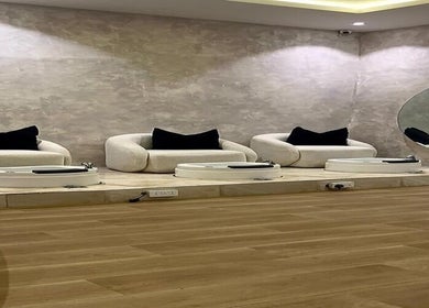 Luxurious pedicure chairs at The Bougie & Co, Lagos, Lagos, NG. Experience premium comfort and relaxation.