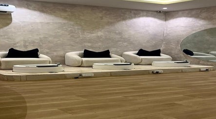Luxurious pedicure chairs at The Bougie & Co, Lagos, Lagos, NG. Experience premium comfort and relaxation.
