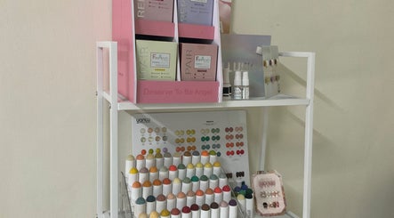 Colorful nail polish display at Twinkle Nail Studio, Cheras, Selangor, MY showcasing vibrant options.