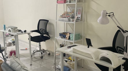 Bright, organized nail workstation at Twinkle Nail Studio, Cheras, Selangor, MY.