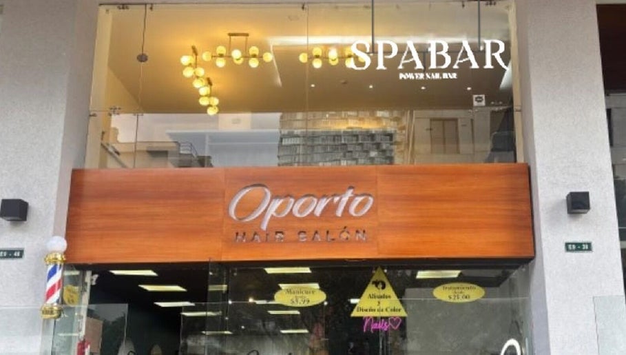 Exterior de Oporto Hair Salón en Spabar.ec, Quito, Pichincha, EC.