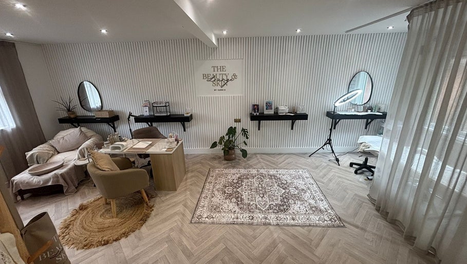 Elegant interior of Picture Perfect by Zunaira in Barnt Green, England, GB featuring a cozy spa setup.
