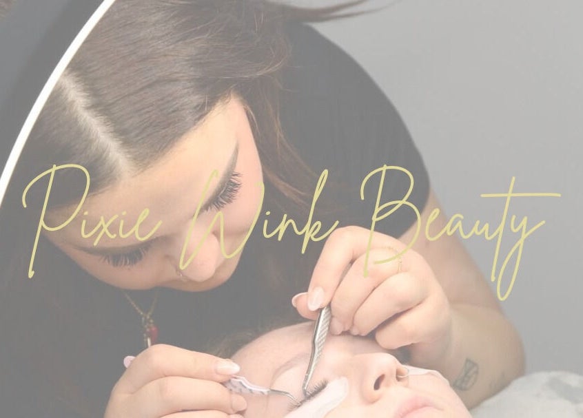 Eyelash extensions treatment at Pixie Wink Beauty, Ballarat, VIC, AU.