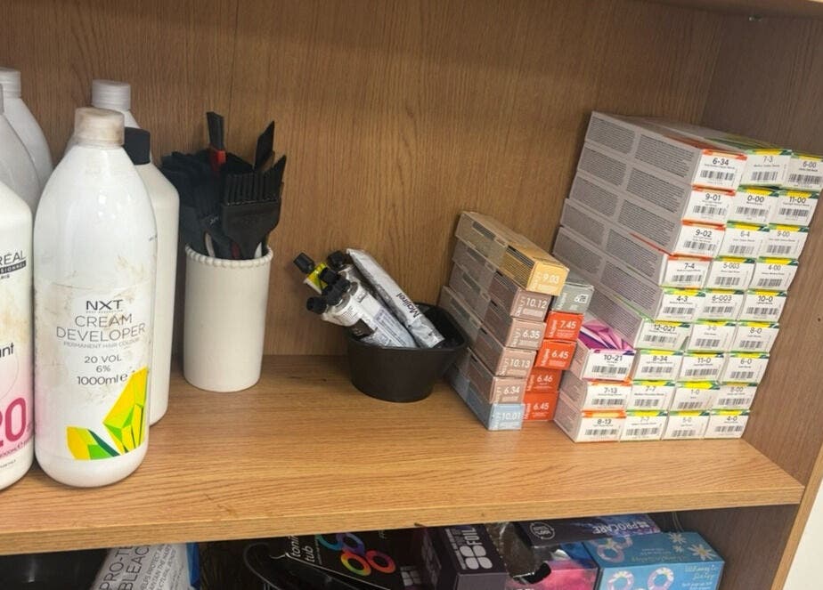 Hair color products and tools at LuxeLocksBySeren, Connah's Quay, Wales, GB.