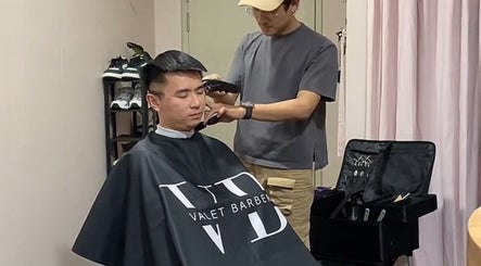 Professional haircut at The Valet Barber, Ampang, Selangor, MY showcasing expert grooming services.