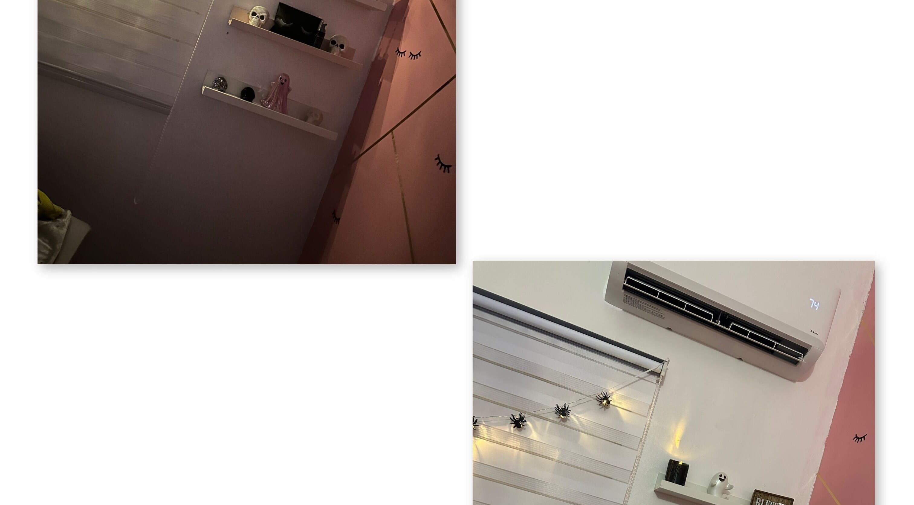 Decoración moderna con luces y anaqueles en A.Obeautysalon, Bayamón, Bayamón, PR.