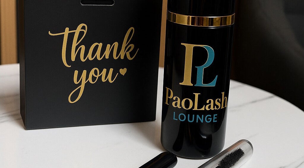 Thank you bag and product at PaoLash Lounge, Dublin, County Dublin, IE.