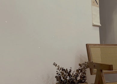 Minimalist chair and decor at Reine Nail Art (The Hub SS2 Branch), Petaling Jaya, Selangor, MY.