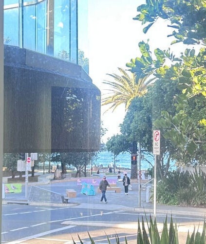 View from Havana Body, Cronulla, New South Wales, showcasing street and ocean scenery.
