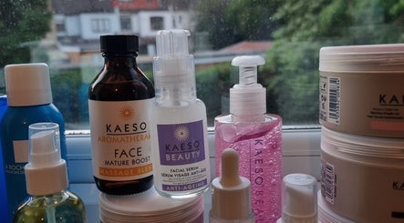 Beauty and wellness products displayed at Aura Spa Studio (home), London, England, GB, featuring Kaeso and La Roche-Posay.