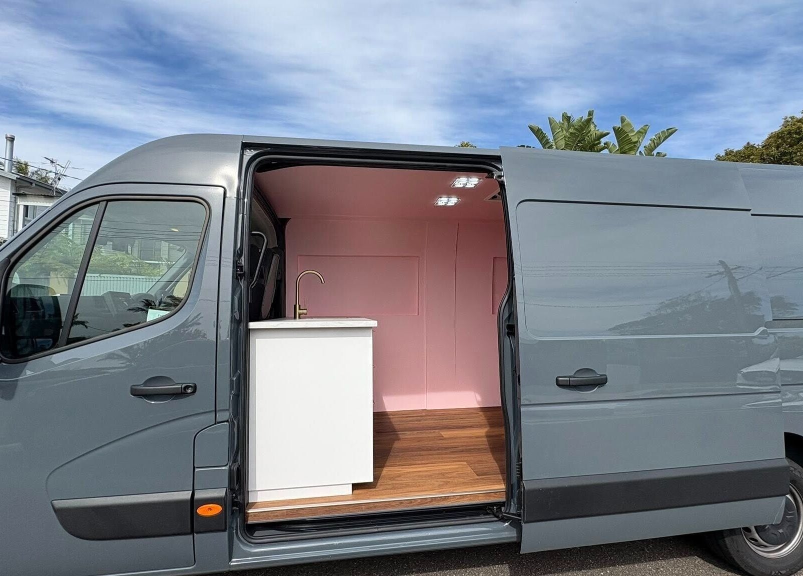 Mobile beauty studio van offers lash and brow services in Engadine, New South Wales by The Mobile Lash and Brow Studio.