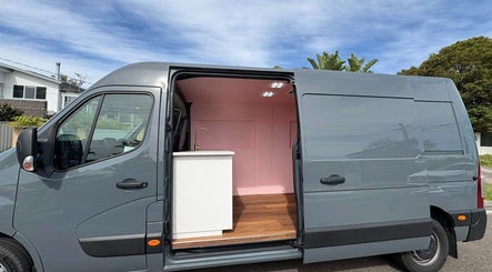 Mobile beauty studio van offers lash and brow services in Engadine, New South Wales by The Mobile Lash and Brow Studio.