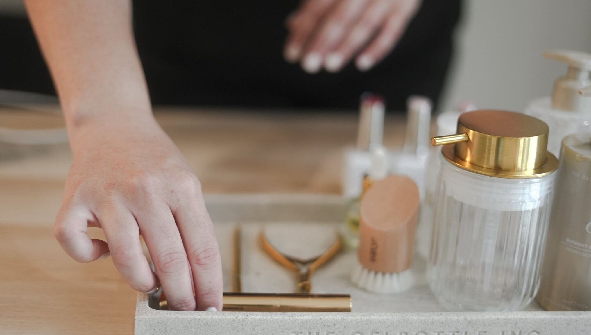 Close-up of skincare tools at Atelier Evie in Bawtry, England, GB, highlighting beauty and wellness.