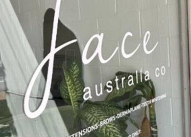 Storefront of Face Australia Co at Morningside, Queensland with large logo on window.