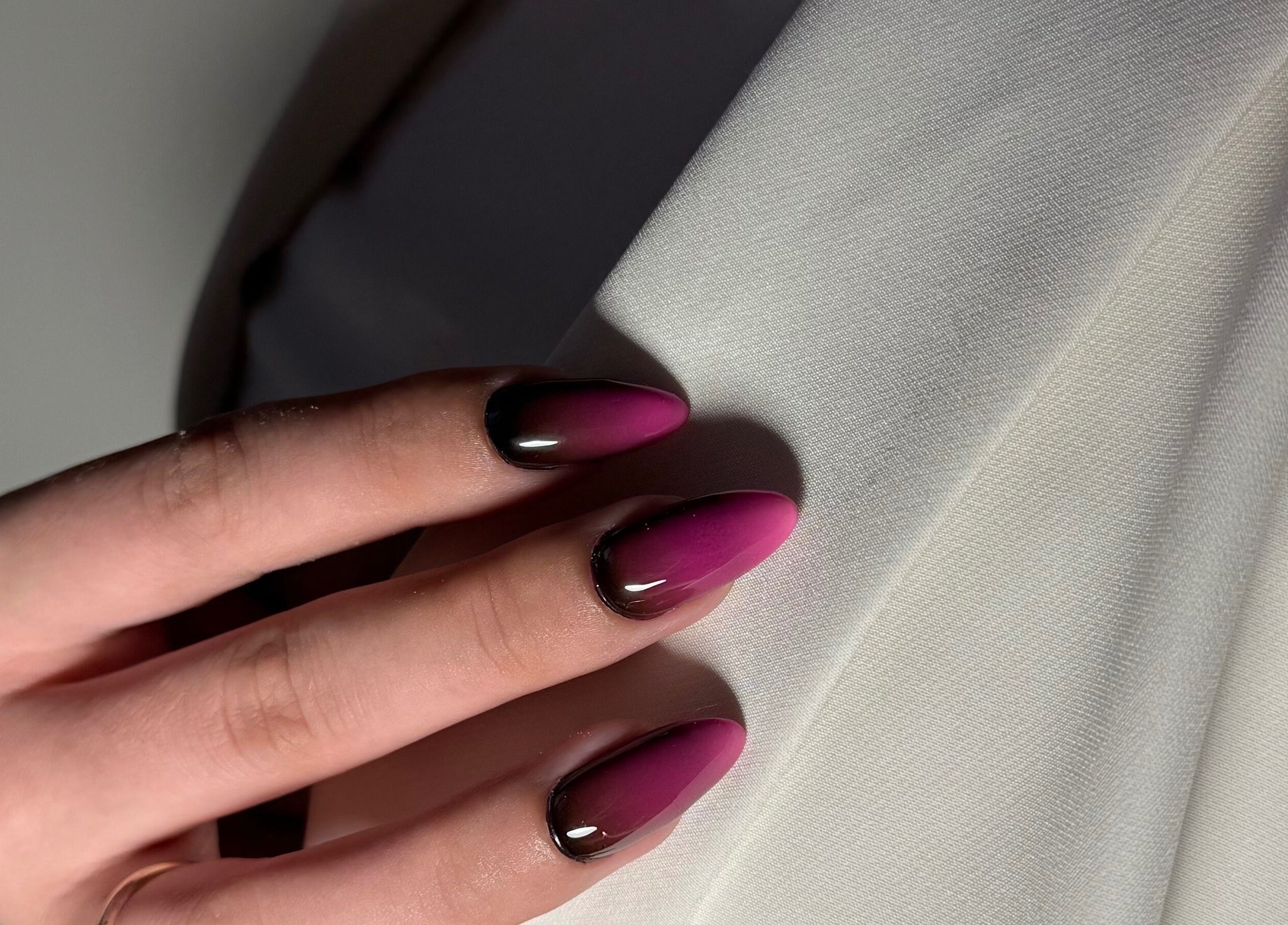 Chic ombre nails at Nails by Ilona in Chicago, United States. Perfect balance of style and grace.