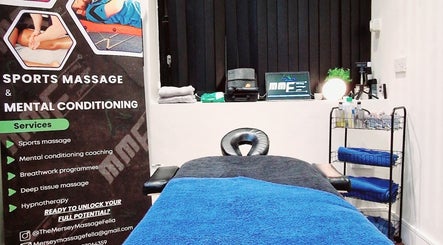 Inviting massage room at DŌMN THERAPY, Liverpool, England, GB, featuring soothing decor and relaxing atmosphere.
