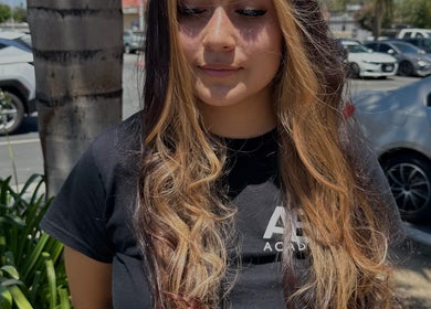 Sunlit curls at Hevani Touch, Riverside, California, US.
