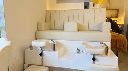 Lujosa estación de pedicura en Seductiva Spa, Ayacucho, Ayacucho, PE. Relajación y confort garantizados.