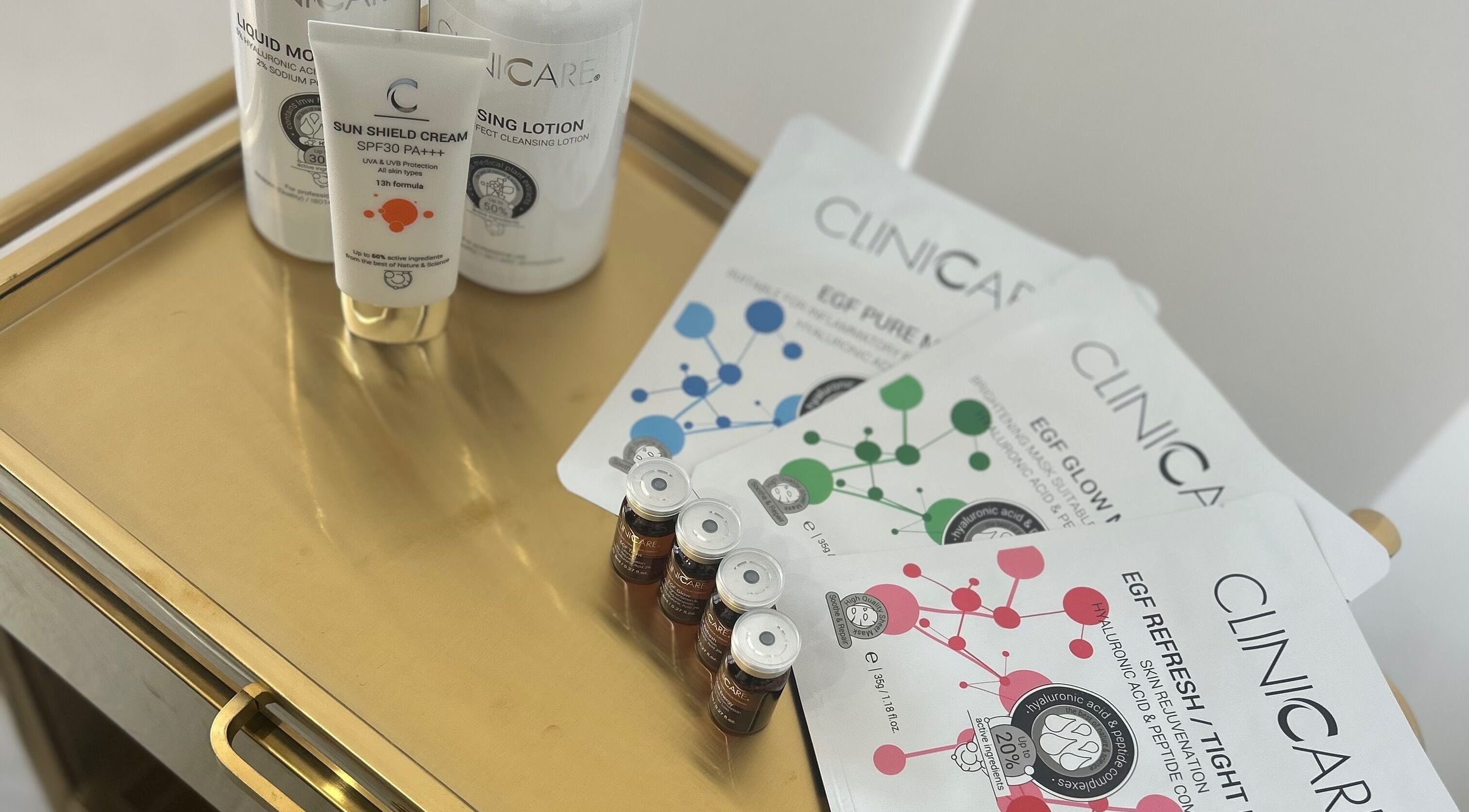 Skincare products at Enhanced by Georgia, Tiptree, England, GB. Discover premium beauty treatments and care.