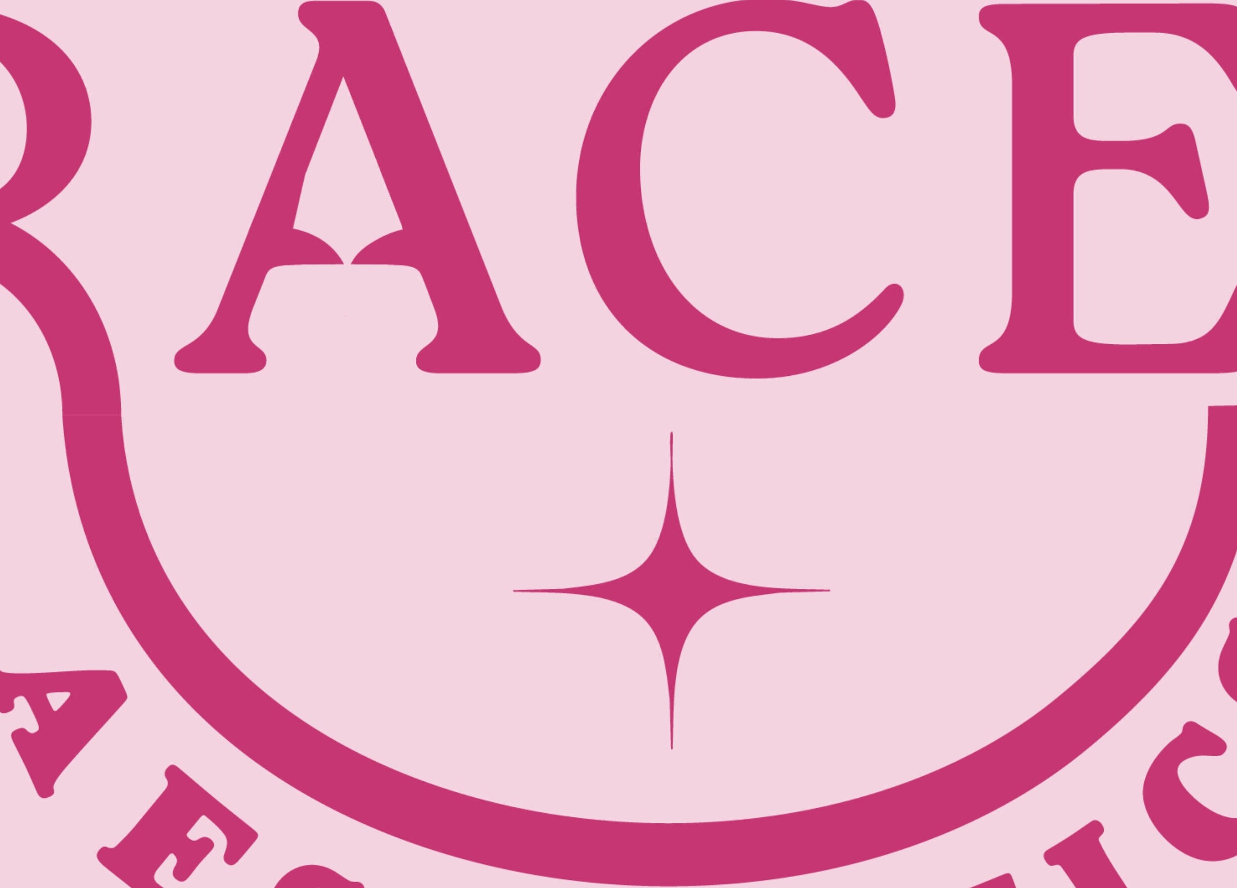 Stylish logo of Grace’s Aesthetics in Holyhead, Wales, GB, featuring bold pink lettering.