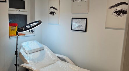 Elegant beauty treatment room at The Sublime Curve of Beauty, Stockport, England, GB, ready for clients.